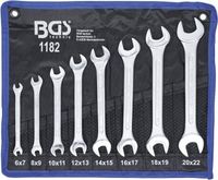 [1182BG] BGS - 1182 - Jeu de clés plates 6 x 7 - 20 x 22 mm 8 pièces
