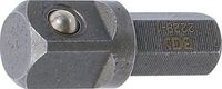 [2229-1BG] BGS - 2229-1 - Adaptateur à cliquet pour embouts, 8 mm (5/16") - mâle 10 mm (3/8") 30 mm