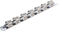 [2318BG] BGS - 2318 - Rail pour douilles 7 clips 12,5 mm (1/2")