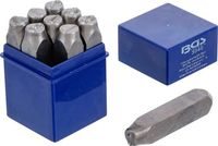 [3040BG] BGS - 3040 - Chiffres à frapper 12 mm