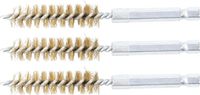 [3078-12-MBG] BGS - 3078-12-M - Brosse en laiton 12 mm 6,3 mm (1/4") 3 pièces