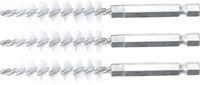 [3078-12-NBG] BGS - 3078-12-N - Brosse plate Nylon 12 mm 6,3 mm (1/4") 3 pièces
