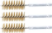 [3078-19-MBG] BGS - 3078-19-M - Brosse en laiton 19 mm 6,3 mm (1/4") 3 pièces
