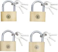 [3101BG] BGS - 3101 - Jeu de cadenas en laiton verrouillage simultané 40 mm 4 pièces