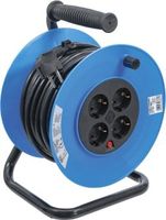 [3361BG] BGS - 3361 - Enrouleur de câble 25 m 3 x 1,5 mm² 4 prises de courant IP 20 3000 W