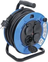 [3375BG] BGS - 3375 - Enrouleur de câble 25 m 3 x 1,5 mm² 4 prises de courant avec clapet de fermeture IP 44 