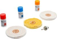 [3990BG] BGS - 3990 - Kit de polissage pour métal doux 7 pièces