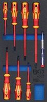 [4037BG] BGS - 4037 - Insert de servante d'atelier 1/3 : Jeu de tournevis VDE 8 pièces