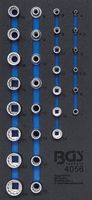 [4056BG] BGS - 4056 - Insert de servante d'atelier 1/3 : Jeu de douilles de clé, douze pans 6,3 mm (1/4") / 1
