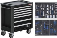 [4140BG] BGS - 4140 - Servante d’atelier 7 tiroirs hauteur très réduite avec 209 outils