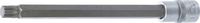 [4336BG] BGS - 4336 - Douille à embouts longueur 200 mm 12,5 mm (1/2") denture multiple intérieure (pour XZN)