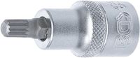 [4352BG] BGS - 4352 - Douille à embouts 12,5 mm (1/2") denture multiple intérieure (pour XZN) M8