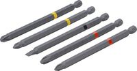 [4832BG] BGS - 4832 - Jeu d’embouts entraînement six pans mâle, 6,3 mm (1/4") cruciformes PH, cruciformes PZ,