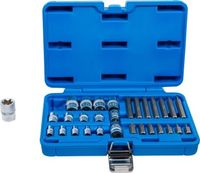 [5025BG] BGS - 5025 - Jeu d'embouts et de clés à douille profil E / profil T (pour Torx) 30 pièces