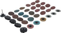 [6649BG] BGS - 6649 - Jeu de disques/plateaux abrasifs Ø 50 mm 35 pièces