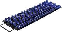 [6871BG] BGS - 6871 - Jeu de rails pour douilles avec 80 clips pour douilles de 6,3 mm (1/4"), 10 mm (3/8"), 