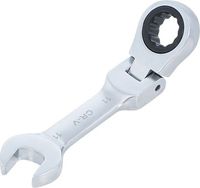 [6911BG] BGS - 6911 - Clé mixte à cliquet courte à couder 11 mm