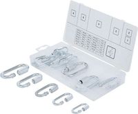 [8078BG] BGS - 8078 - Assortiment de mousquetons à visser 20 pièces