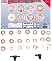 [8107BG] BGS - 8107 - Assortiment de joints en cuivre pour injecteur 551 pièces