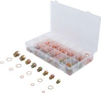 [8118BG] BGS - 8118 - Assortiment de bouchons de vidange avec joints cuivre 534 pièces