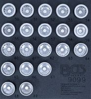 [9099BG] BGS - 9099 - Insert de servante d'atelier 1/6 : Jeux d'écrous de roue pour Porsche et VW Touareg 20 