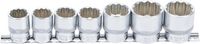 [9109BG] BGS - 9109 - Jeu de Douilles, douze pans 12,5 mm (1/2") 20 - 32 mm 7 pièces