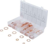 [9313BG] BGS - 9313 - Assortiment de joints toriques cuivre Ø 6 - 20 mm 95 pièces
