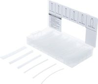 [9405BG] BGS - 9405 - Assortiment de gaines rétractables transparentes 150 pièces