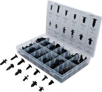 [9780BG] BGS - 9780 - Assortiment de clips sapin plastiques universels 192 pièces