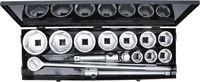 [15111BG] BGS - 15111 - Coffret de douilles 25 mm (1") 36 - 80 mm 15 pièces