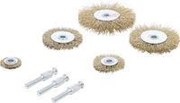 [50908BG] BGS - 50908 - Jeu de brosses à fil d’acier Ø 25 - 75 mm 8 pièces