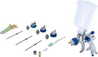 [70048BG] BGS - 70048 - Pistolet de peinture pneumatique avec 3 buses de pulvérisation 1,4 - 1,7 - 2,0 mm