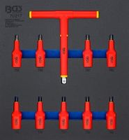 [70217BG] BGS - 70217 - Insert de servante d’atelier 2/3 : Jeu de douilles à embouts VDE 12,5 mm (1/2") profil