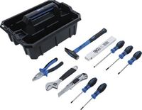 BGS - 70225 - Caisse porte-outils matière plastique avec assortiment d’outils 11 pièces