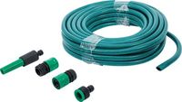 [70906BG] BGS - 70906 - Tuyau d’arrosage PVC avec pulvérisateur de jardin et raccord d’accouplement 1/2" 15 m