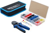 [71000BG] BGS - 71000 - Pince à sertir pour cosses de conducteurs de 0,25 à 10 mm² avec assortiment de cosses 