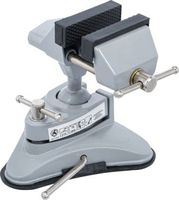 BGS - 71017 - Étau de table pivotable mâchoires de 70 mm avec pied à ventouse