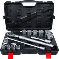 BGS - 71024 - Jeu de douilles avec cliquet réversible extensible 20 mm (3/4") 19 - 50 mm 16 pièces