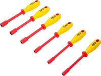 BGS - 71095 - Jeu de tournevis VDE à douilles six pans 5,5 - 12 mm 6 pièces