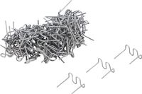 BGS - 73353 - Jeu d’agrafes de réparation forme ondulée 0,8 mm 100 pièces