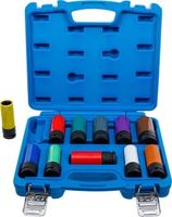 [74254BG] BGS - 74254 - Jeu de douilles de puissance avec protection 12,5 mm (1/2") 15 - 27 mm et vis de roue 