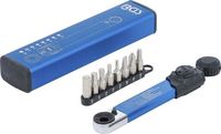 BGS - 74295 - Clé dynamométrique six pans femelle 6,3 mm (1/4") 2 - 10 Nm avec jeu d’embouts 9 pièce
