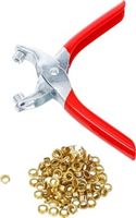 BGS - 75831 - Pince à œillets avec 100 œillets ronds 5,0 mm