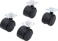 [80332BG] BGS - 80332 - Jeu de roulettes doubles de direction Ø 40 mm 4 pièces