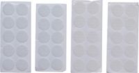 BGS - 80555 - Points auto-agrippants autocollants blanc 40 pièces