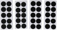 [80557BG] BGS - 80557 - Points auto-agrippants autocollants noir 40 pièces