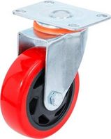 BGS - 80663 - Roulette de direction rouge/noire Ø 100 mm