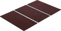 [80713BG] BGS - 80713 - Patin en feutre plaques brun 100 x 200 mm 3 pièces