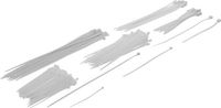 [80778BG] BGS - 80778 - Assortiment de colliers plastique blanc 100 - 300 mm 250 pièces