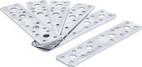 [80791BG] BGS - 80791 - Assortiments de pattes de fixation plates 180 x 40 x 2 mm 6 pièces
